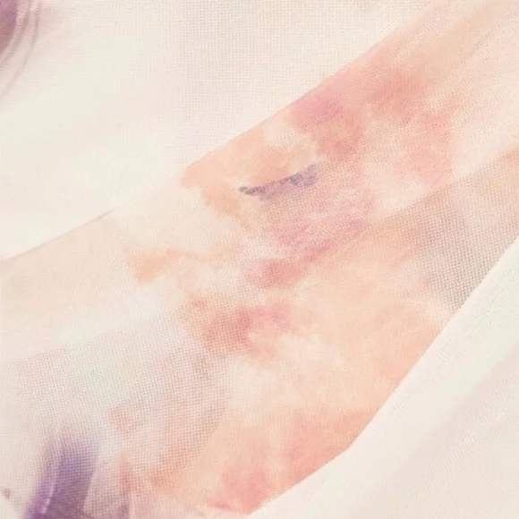 Dynamite Draped mesh mini dress - new with tags - size XL - Picture 3 of 5